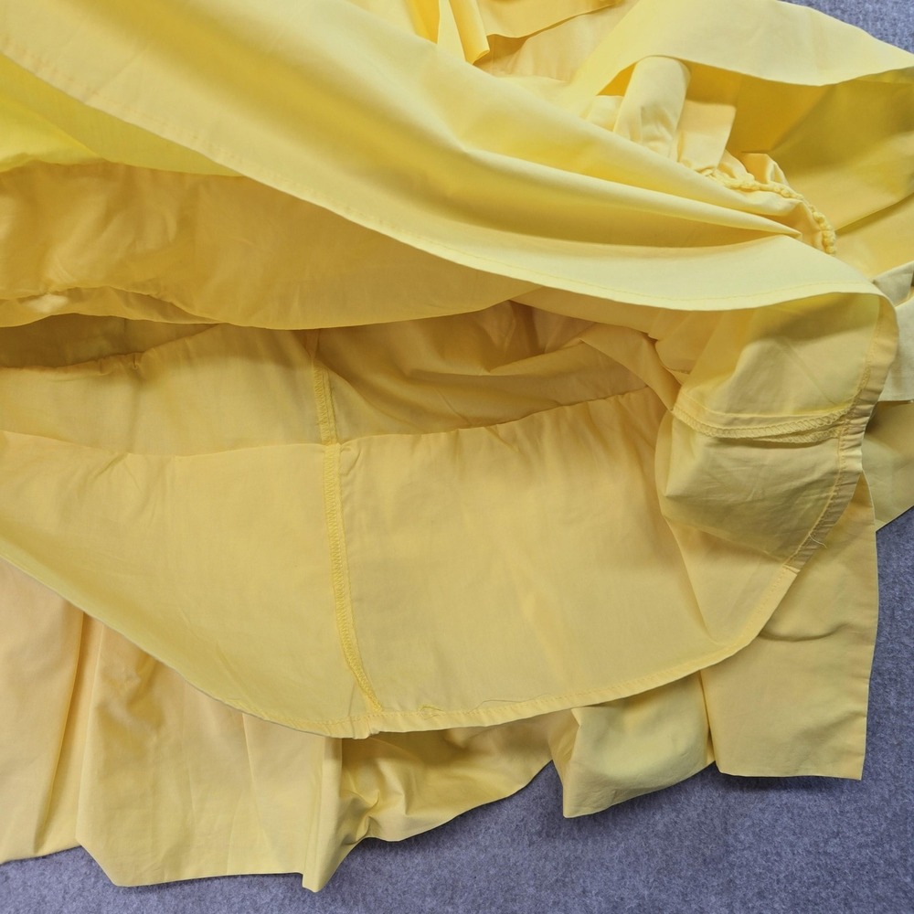 Yellow One-Shoulder Ruffle Asymmetrical Dress - Picture 7 of 11